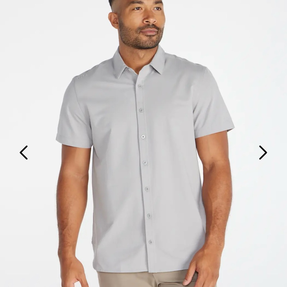 ‼️SALE ‼️Brand New BYLT Gray Short Sleeve Polo Shirt
